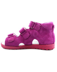 Sandały dla dziewczynki z obcasem thomasa do przedszkola Kornecki OR 03 fuxia