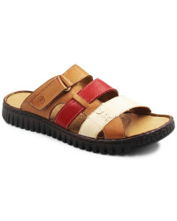 Klapki ze skóry naturalnej dla kobiet na lato do pracy Manitu 900117-21