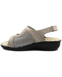 Sandały dla kobiet ze skóry naturalnej na lato Grünland Dara Sabbija