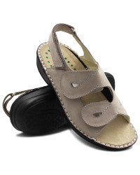 Sandały dla kobiet ze skóry naturalnej na lato Grünland Dara Sabbija