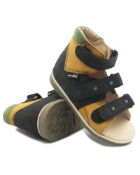 Sandały ortopedyczne dla chłopca do ortez do szkoły Aurelka