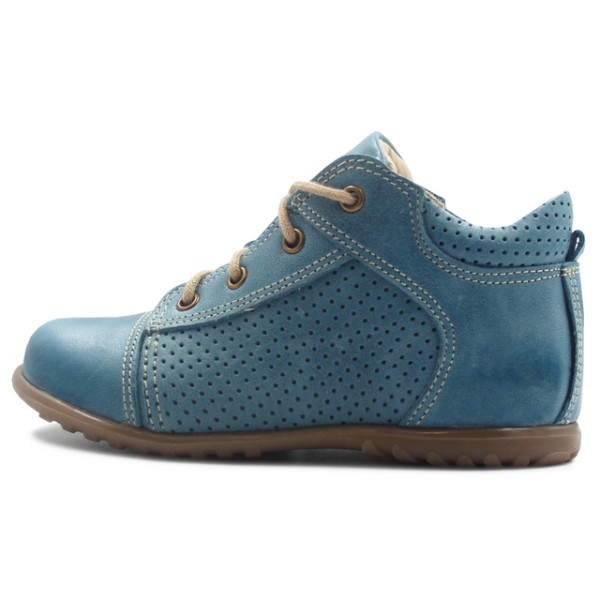 Trzewiki Jesienne Chłopięce Sznurowane Skórzane Emel e 2429-19