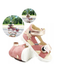 Sandały Dla Dziewczynki Bartek 11227009 Jasny Róż