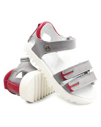 Sandałki Dla Dziewczynek Szare Bartek t-16178/1pw