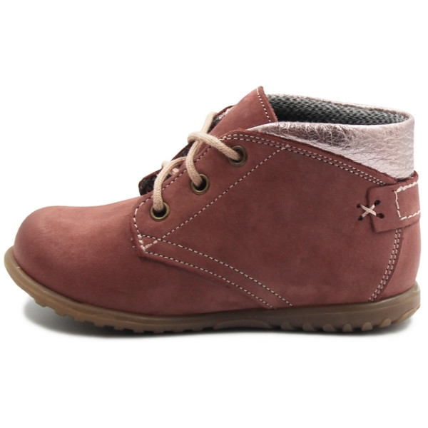 Pierwsze buty roczki do nauki chodzenia dziewczęce ocieplane Emel EX 2440-39
