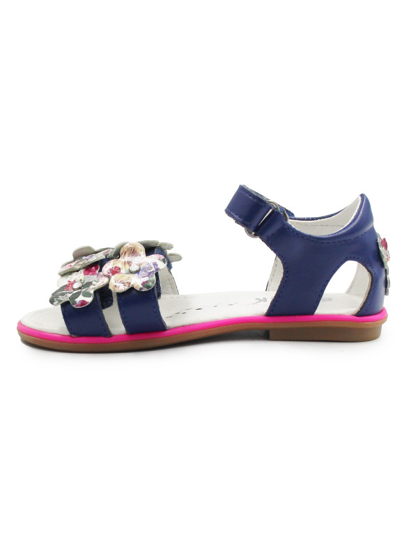 Sandały Dla Dziewczynek z Kwiatuszkami Bartek t-16168/1dj  II gatunek