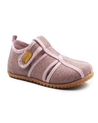 Różowe Kapcie Dla Dziewczynki Do Szkoły i Przedszkola Na Rzep Emel 101-7