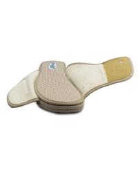 Kapcie damskie z wyjmowaną wkładką na szerokie stopy Dr Orto 078D004