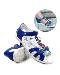 Sandały Młodzieżowe Dla Dziewcząt Na Lato Bartek T-69144/1CG II Gatunek