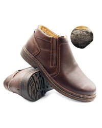 Eleganckie Buty Na Jesień Męskie Ocieplane Helios 886