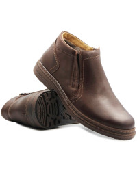 Eleganckie Buty Na Jesień Męskie Ocieplane Helios 886