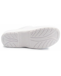 Wygodne lekkie klapki dla lekarza pielęgniarki SANITAL-FLEX 707 07 Białe