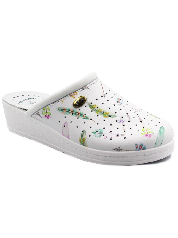 Klapki na koturnie dla kobet do pracy SANITAL-FLEX 707 16