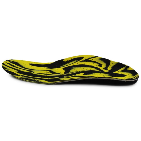 Wkładki ortopedyczne dla dzieci na płaskostopie podłużne koślawość Correct LS żółto-czarny