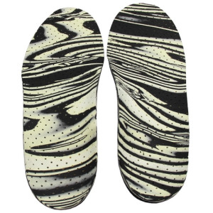 Wkładki ortopedyczne dziecięce na stopę płasko koślawą Correct LS czarno-biały