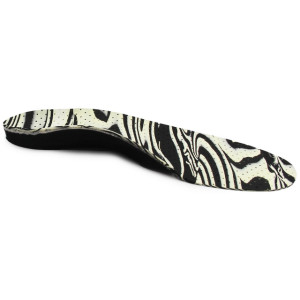 Wkładki ortopedyczne dziecięce na stopę płasko koślawą Correct LS czarno-biały