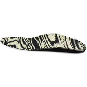 Wkładki ortopedyczne dziecięce na stopę płasko koślawą Correct LS czarno-biały