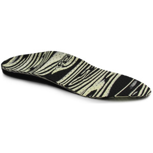 Wkładki ortopedyczne dziecięce na stopę płasko koślawą Correct LS czarno-biały