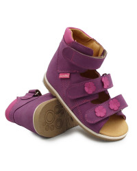 Sandały ortopedyczne dla dziewczynek do przedszkola szkoły Aurelka