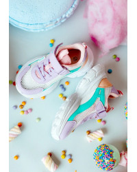 Buty Do Szkoły Dla Dziewczynek Sportowe Adidasy z Siatką Bartek 87008-16