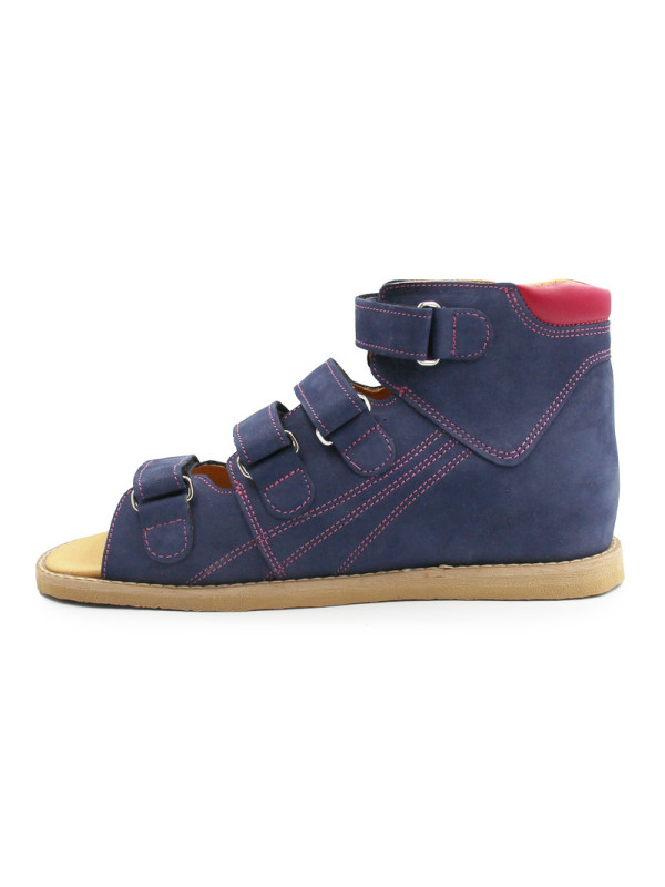 Młodzieżowe sandały korekcyjne z wysokim zapiętkiem Aurelka