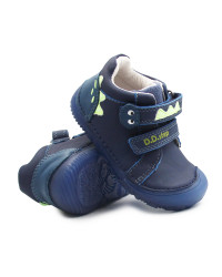 Buty Na Jesień Dla Chłopczyków Barefoot Świecąca Podeszwa w Ciemności DD STEP S073-52875V Royal Blue