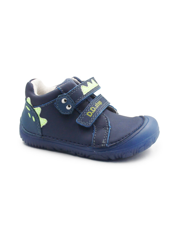 Buty Na Jesień Dla Chłopczyków Barefoot Świecąca Podeszwa w Ciemności DD STEP S073-52875V Royal Blue
