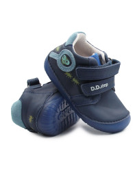 Półbuty Dla Chłopczyka na Jesień Barefoot DD STEP S070-52576 Bermuda Blue