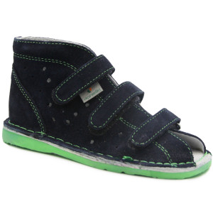 Sandałki profilaktyczne dla chłopca do przedszkola szkoły Danielki TX115