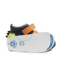 Buty Na Wiosnę Dla Chłopczyka Krokodyl DD STEP S066-52509A Bermuda Blue