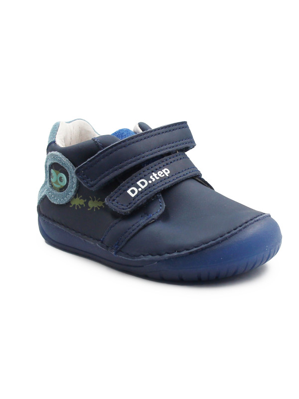 Półbuty Dla Chłopczyka na Jesień Barefoot DD STEP S070-52576 Bermuda Blue