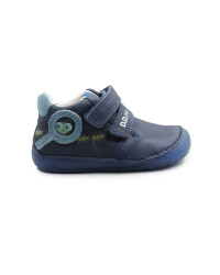 Półbuty Dla Chłopczyka na Jesień Barefoot DD STEP S070-52576 Bermuda Blue
