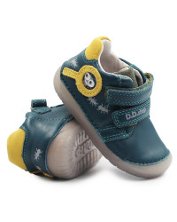 Buty Świecące w Ciemności Dla Chłopca Barefoot Na Jesień DD STEP S070-52576B Calypso Sky