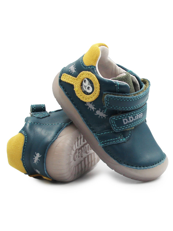 Buty Świecące w Ciemności Dla Chłopca Barefoot Na Jesień DD STEP S070-52576B Calypso Sky