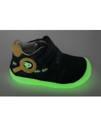 Buty Świecące w Ciemności Dla Chłopca Barefoot Na Jesień DD STEP S070-52576B Calypso Sky