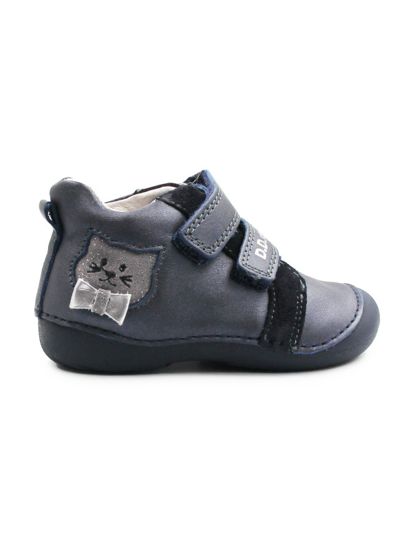 Dziecięce Buty Na Jesień z Kotkiem DD STEP S015-52412 Royal Blue