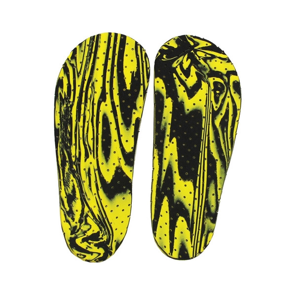 Wkładki ortopedyczne na koslawość pięt i kolan supinujące Correct S żółto-czarny