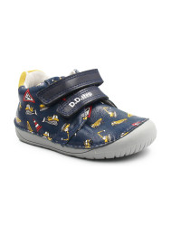 Buty Na Jesień Dla Chłopczyka Koparka Barefoot DD STEP S070-52480B Royal Blue