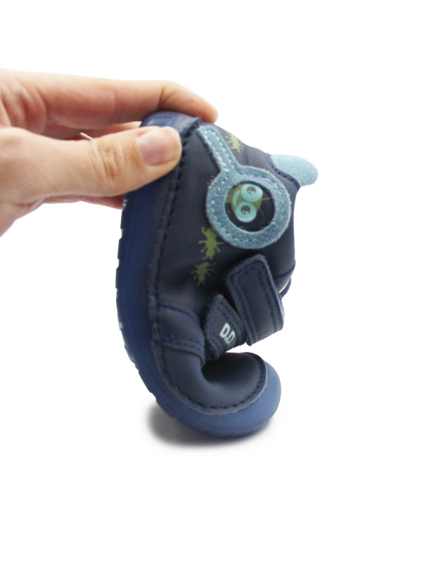 Półbuty Dla Chłopczyka na Jesień Barefoot DD STEP S070-52576 Bermuda Blue
