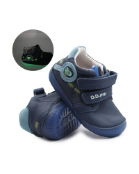 Półbuty Dla Chłopczyka na Jesień Barefoot DD STEP S070-52576 Bermuda Blue