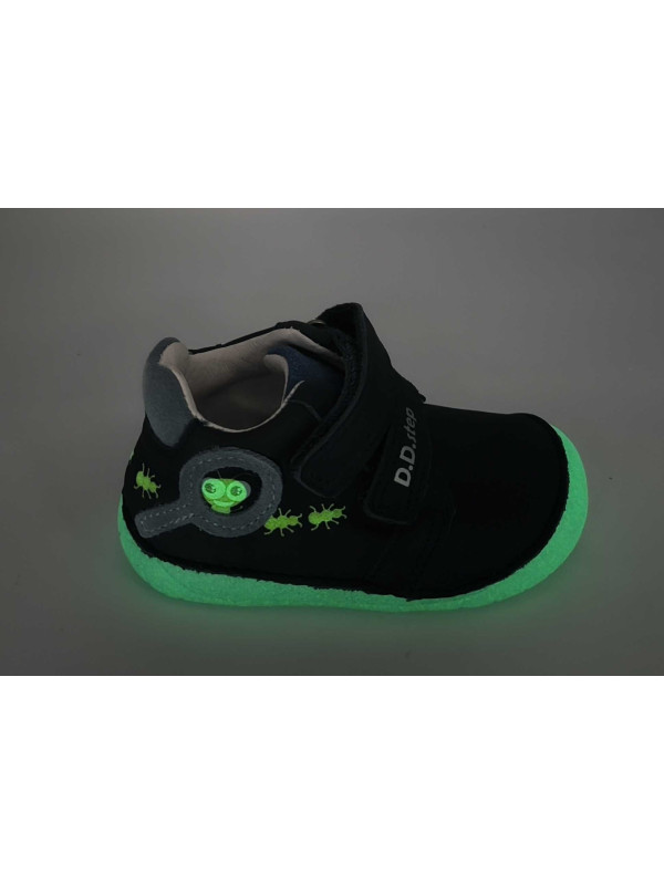 Półbuty Dla Chłopczyka na Jesień Barefoot DD STEP S070-52576 Bermuda Blue
