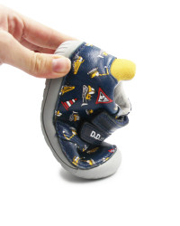 Buty Na Wiosnę Dla Chłopczyka Koparka Barefoot DD STEP S070-52480B Royal Blue