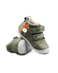 Półbuty Dla Chłopczyka Na Wiosnę Żyrafa DD STEP S015-52874Y Khaki