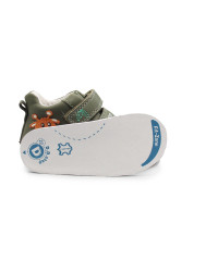 Półbuty Dla Chłopczyka Na Wiosnę Żyrafa DD STEP S015-52874Y Khaki