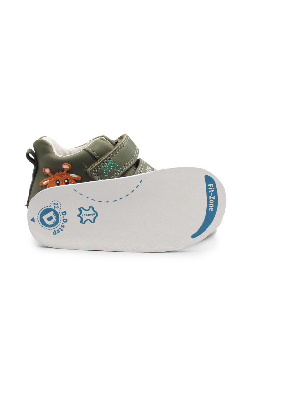 Półbuty Dla Chłopczyka Na Wiosnę Żyrafa DD STEP S015-52874Y Khaki