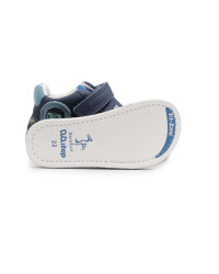 Półbuty Dla Chłopczyka na Wiosnę Barefoot DD STEP S070-52576 Bermuda Blue