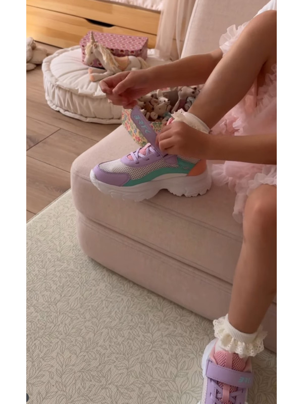 Buty Do Szkoły Dla Dziewczynek Sportowe Adidasy z Siatką Bartek 87008-16