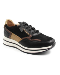 Półbuty Damskie Na Wiosnę Wojtyłko 7a26024 Espresso Czarny