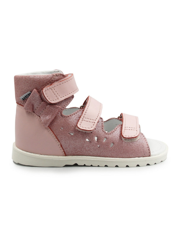 Sandały dla dziewczynek z obcasem thomasa do szkoły Bartek 86803-027