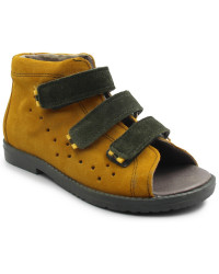 Sandały dla chłopca z obcasem thomasa do szkoły przedszkola Dawid 014 II gatunek